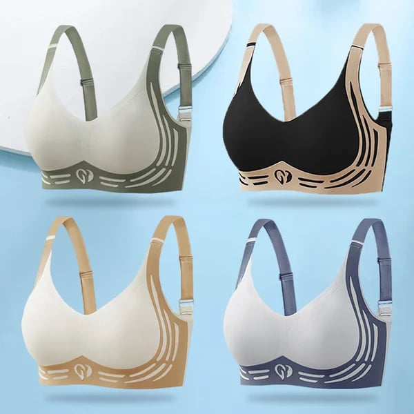 Anti-Sagging Support Shockproof Sports Fixed Cup Bra For Women
