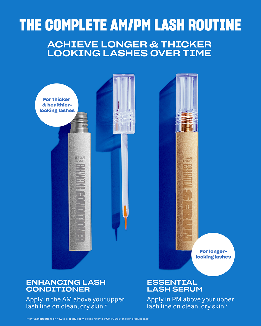 BBOJI™-AM/PM Lash Treatment Set, Promotes Thicker and Longer-Looking Lashes