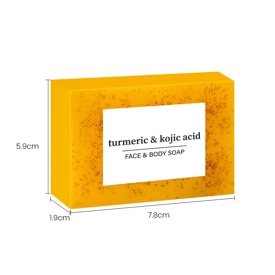 🍋✨"Lemon Turmeric Face & Body Set - Soap + Foam Cleanser"