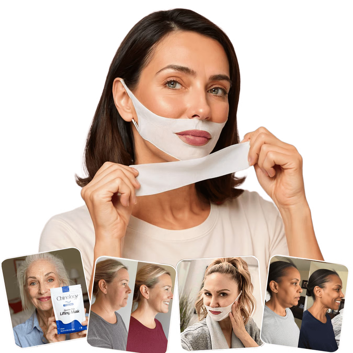 Firming and hydrating mask for light lines: 7-day skin rejuvenation