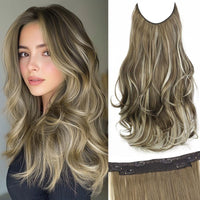 Medium Brown Ash Blonde
