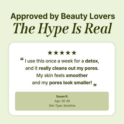 🌿 Holy Basil Bubble Deep Mask 13% | Sparkling PHA Clay Wash-Off Pack