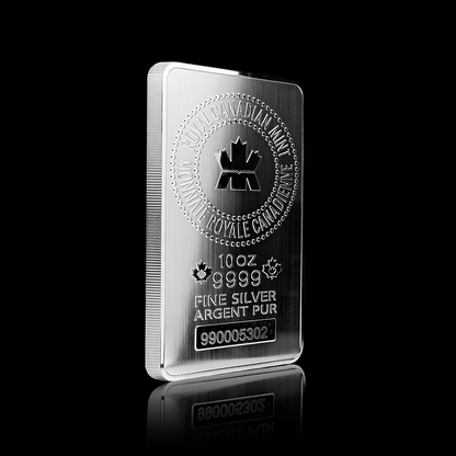 Royal Canadian Mint 10 oz Silver Bar