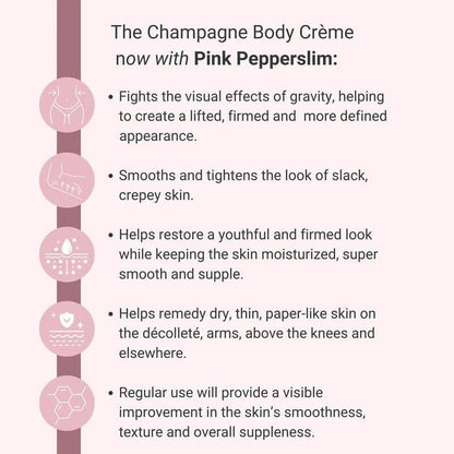 🔥Firming Body Cream - Infused with Champagne, this moisturizing cream enhances and firms the skin🔥