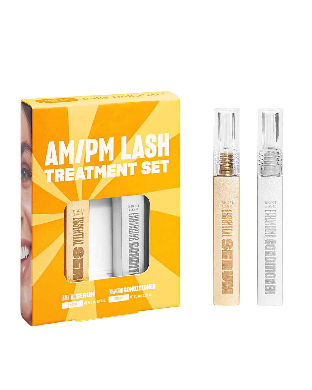 BBOJI™-AM/PM Lash Treatment Set, Promotes Thicker and Longer-Looking Lashes
