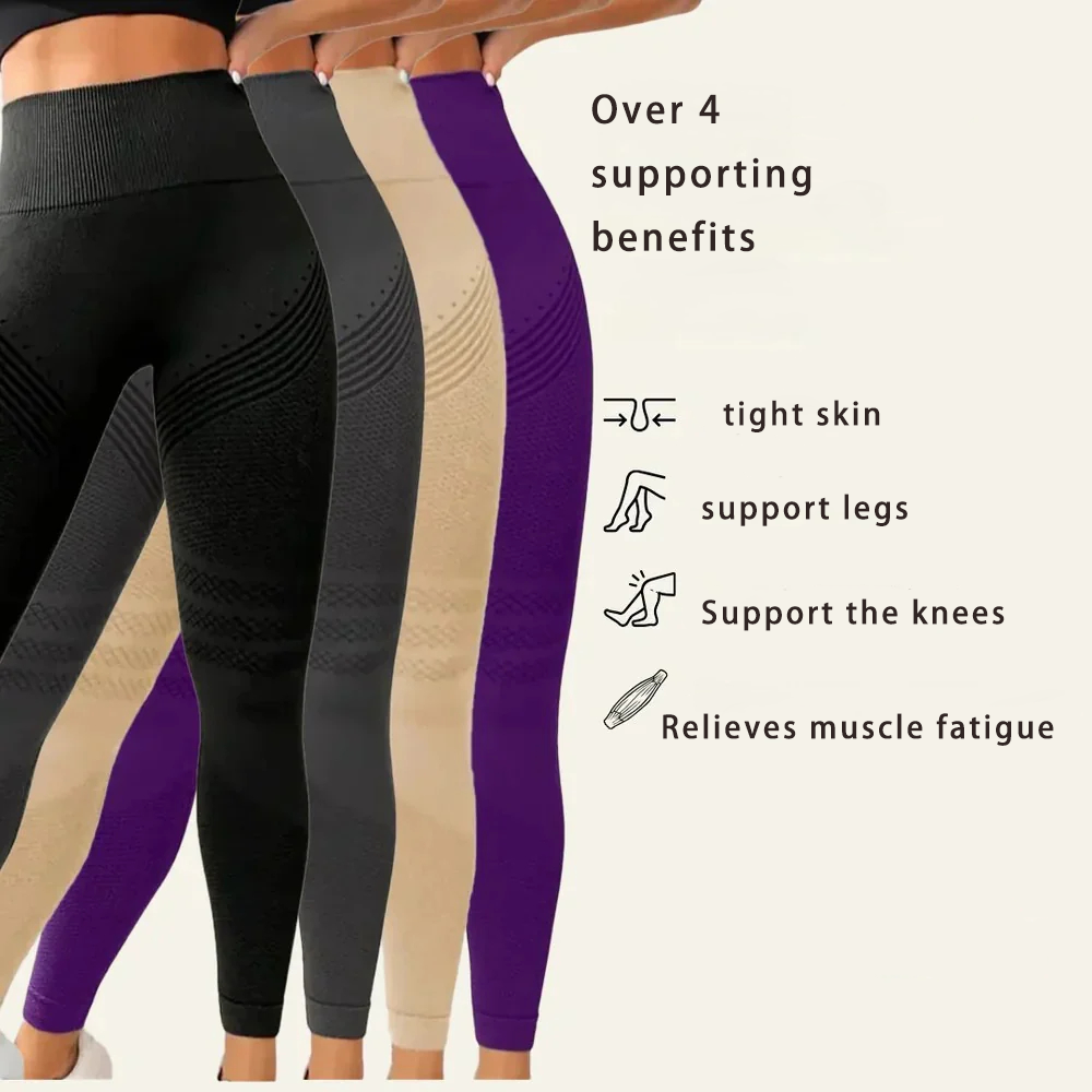 Women's Anti-Cellulite Massaging 3D Leggings