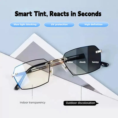 Anti-Blue Light Presbyopia Glasses，Unisex，Lightweight, Comfortable Fit,，Auto Zoom,，for Reading, Computer or TV