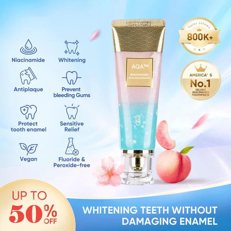 60% OFF Nicotinamide Whitening Toothpaste