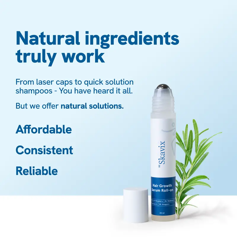⭐⭐Final 4 Hours: Second Item for Only $5! 🔥 Hair Growth Roll-On Serum – See hair growth in 4 weeks