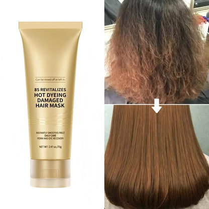 ✨ "8-Second Miracle! Pro Keratin Hair Mask – Instantly Repairs Heat/Dye Damage, Silences Frizz & Rescues Straw-Like Hair!" ✨