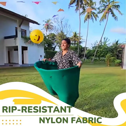 Granny Pants Yard Game Set,Giant Pants, with Bouncy Ball and Pump, Large Outdoor Day Family Fun Party Toss Game