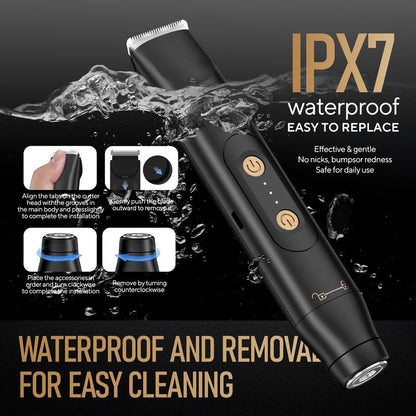 All-in-One Electric Body Hair Trimmer – Precision Grooming for Men & Women!