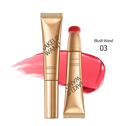 ✨"MUA’s Secret! Multi-Tasking Liquid Blush Stick – Brightens Tear Troughs & Smile Lines in One Swipe"
