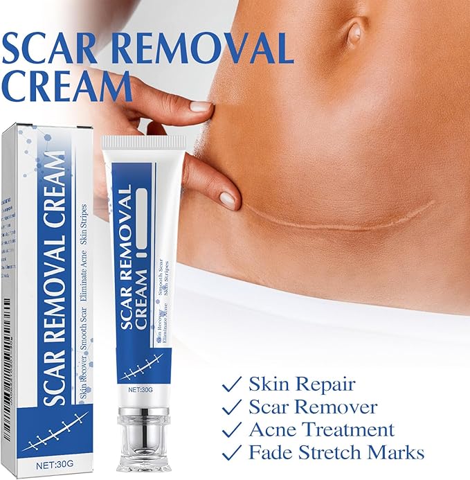 Surgeon-Recommended Scar Gel ✨ Fades Keloids & Stretch Marks Fast