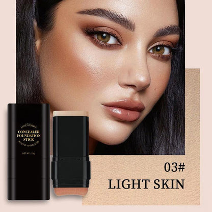 ✨ "Base Makeup Duo｜Concealer Foundation Stick + Blush Highlighter Stick Set"