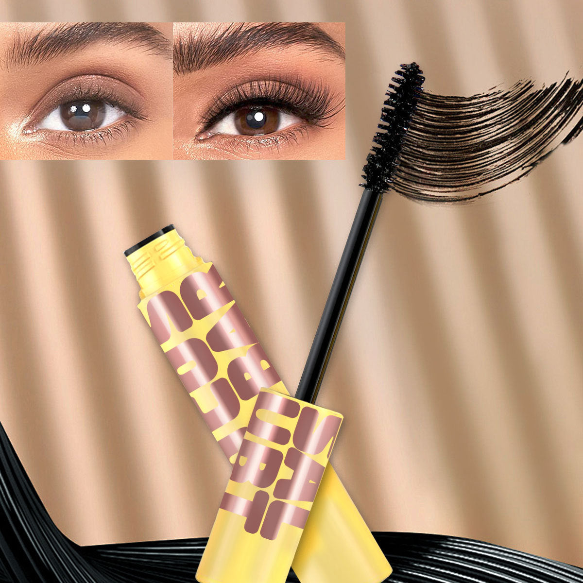 Long-lasting mascara that curls and doesn't smudge
