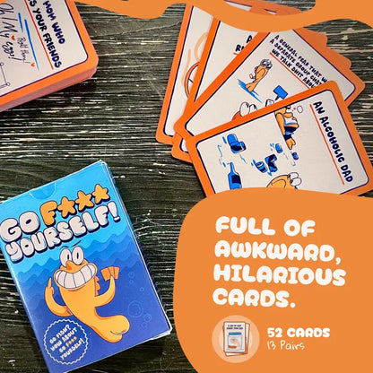 Go F*** Yourself Adult Card Game - Hilarious Party Game for 3-10 Players - Quick Easy Setup
