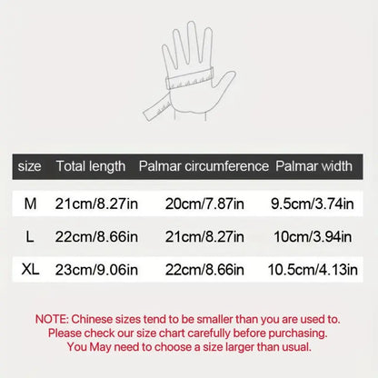 Outdoor Winter Gloves, Touchscreen and Windproof Full-Finger Gloves for Sports, Travel, and Daily Activities