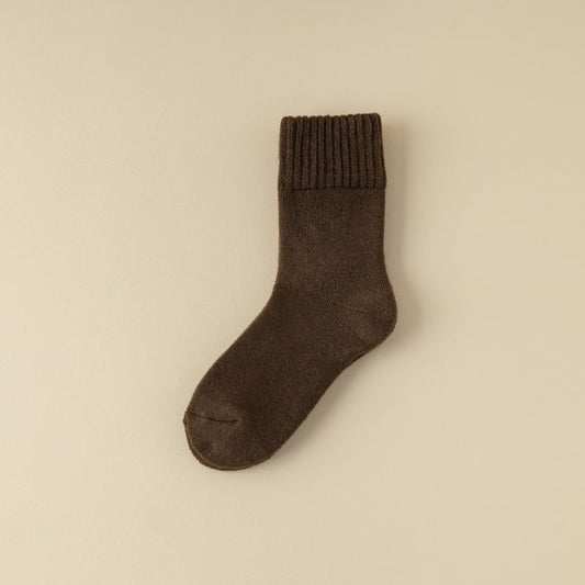 5 Pairs Solid Mid-calf Socks
