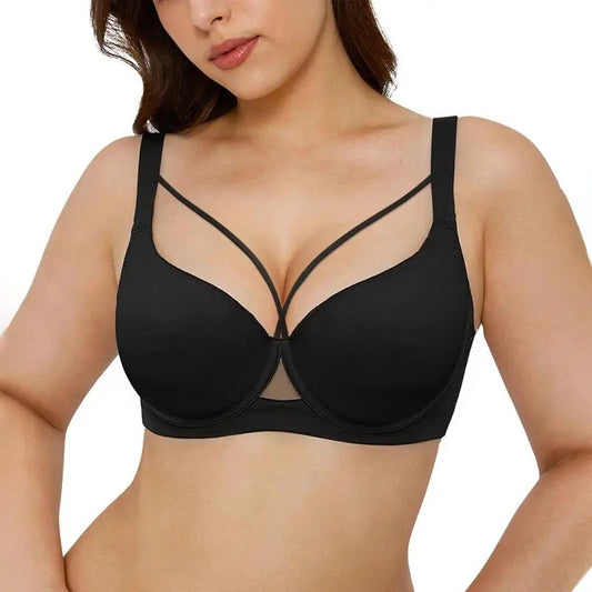 Women Seamless Push Up Padding Bras underwire Comfortable 3/4 cup Bra Buttery Soft