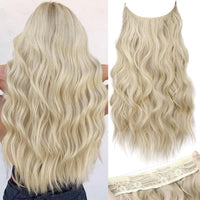 16inch Light Brown mix Platinum Blonde