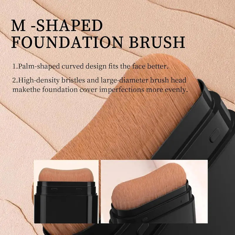 ✨ "Base Makeup Duo｜Concealer Foundation Stick + Blush Highlighter Stick Set"