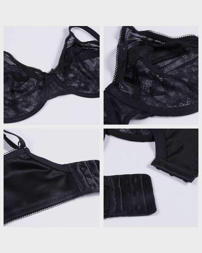 Enchante Unlined Lace Underwire Bra