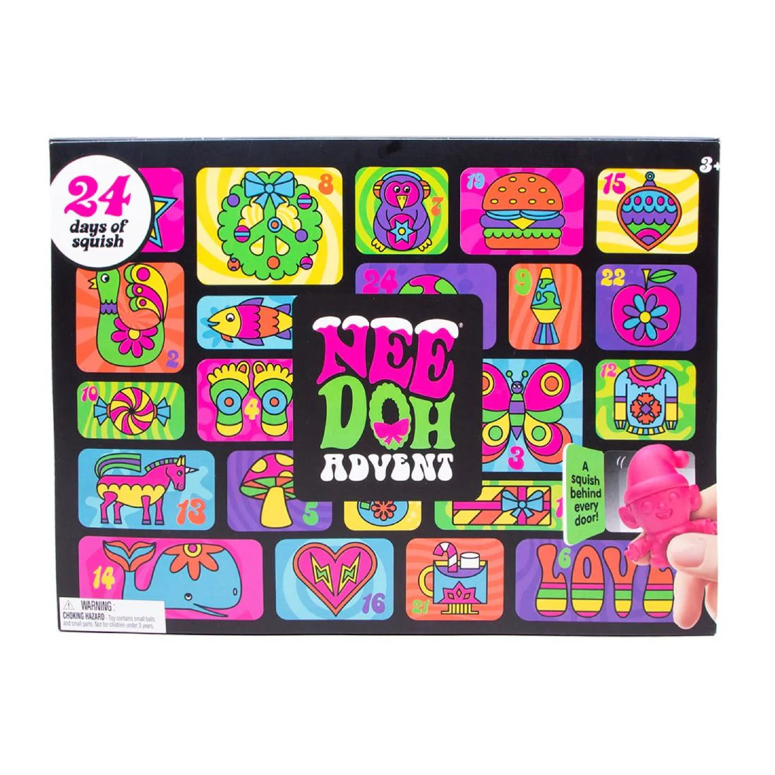 Christmas Advent Calendar 2025, 24 Days of Surprise Mini Squish Sensory Toys