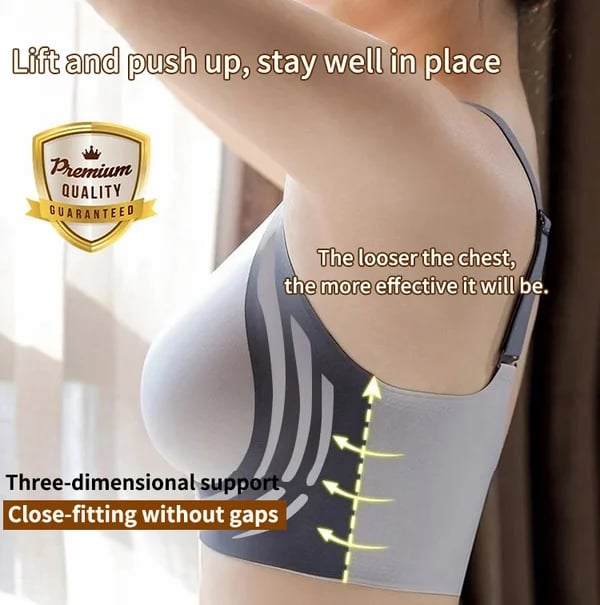 Anti-Sagging Support Shockproof Sports Fixed Cup Bra For Women