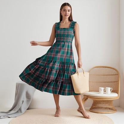 Christmas Women Sleeveless Dress