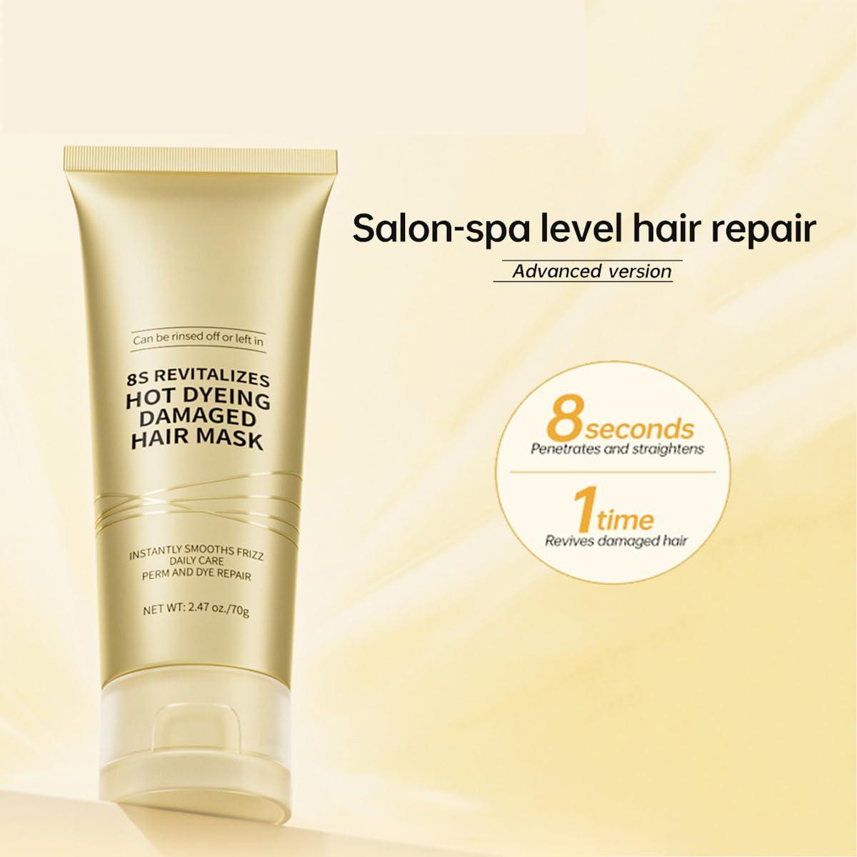 ✨ "8-Second Miracle! Pro Keratin Hair Mask – Instantly Repairs Heat/Dye Damage, Silences Frizz & Rescues Straw-Like Hair!" ✨