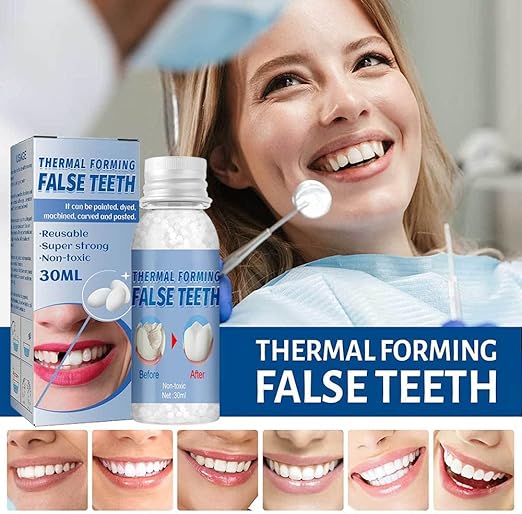 ✨ "Instant Smile Fix! Dental Repair Granules – Temporarily Fill Gaps & Secure Dentures in Minutes (30g, Energy Class A)" ✨