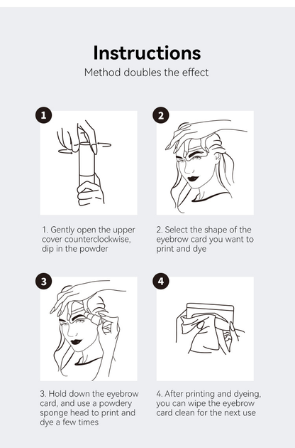 Eyebrow Seal Template Set ✨ Great Value Offer ⚡💖