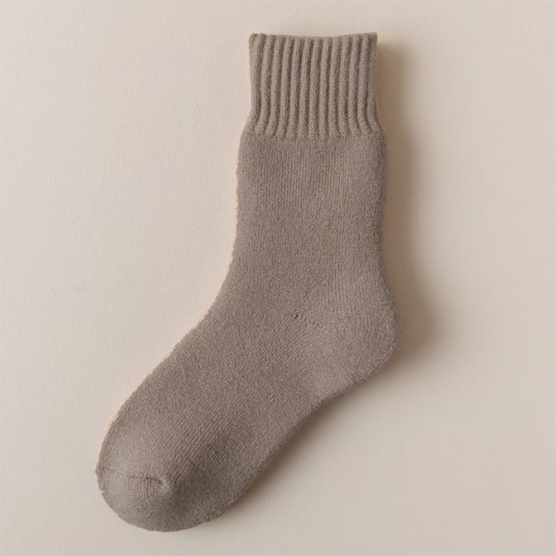 5 Pairs Solid Mid-calf Socks