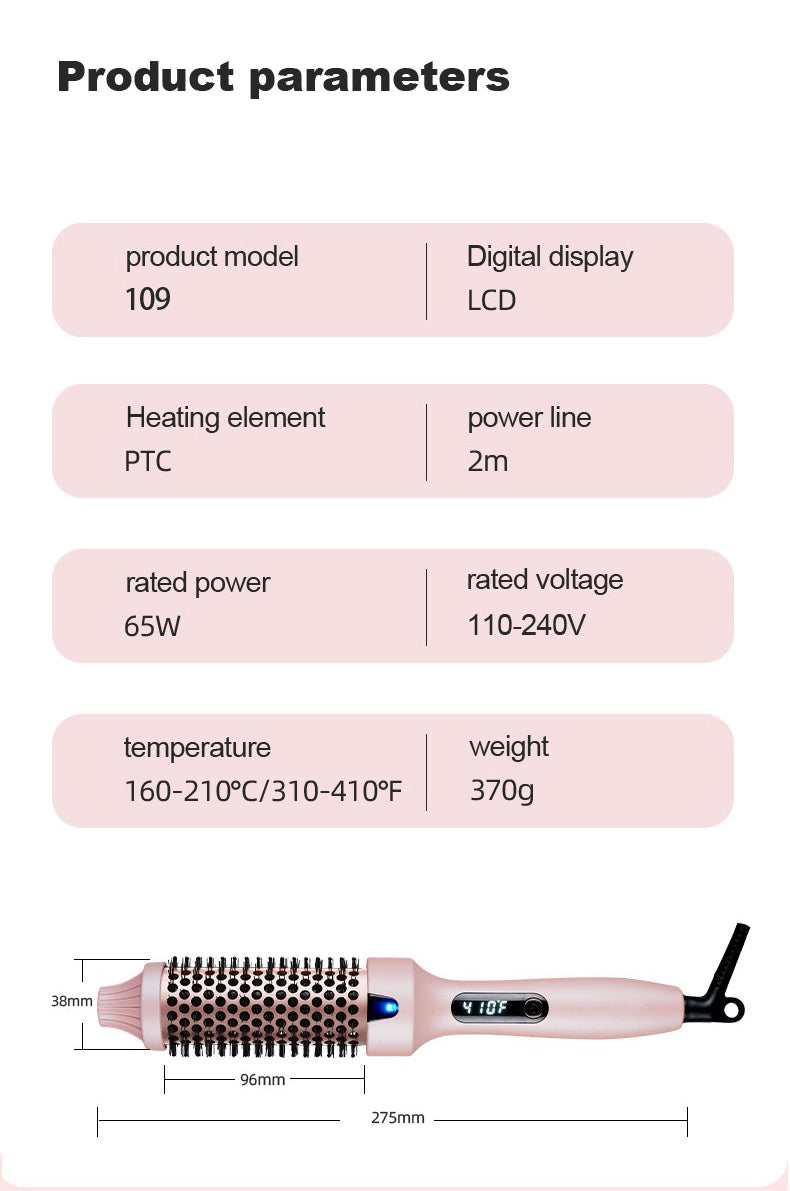 Fluffy comb straight comb curling iron straight curling iron