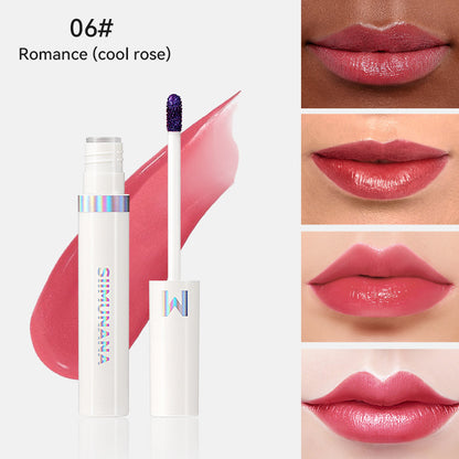Peel-off lip glaze, non-stick, long-lasting moisturizing