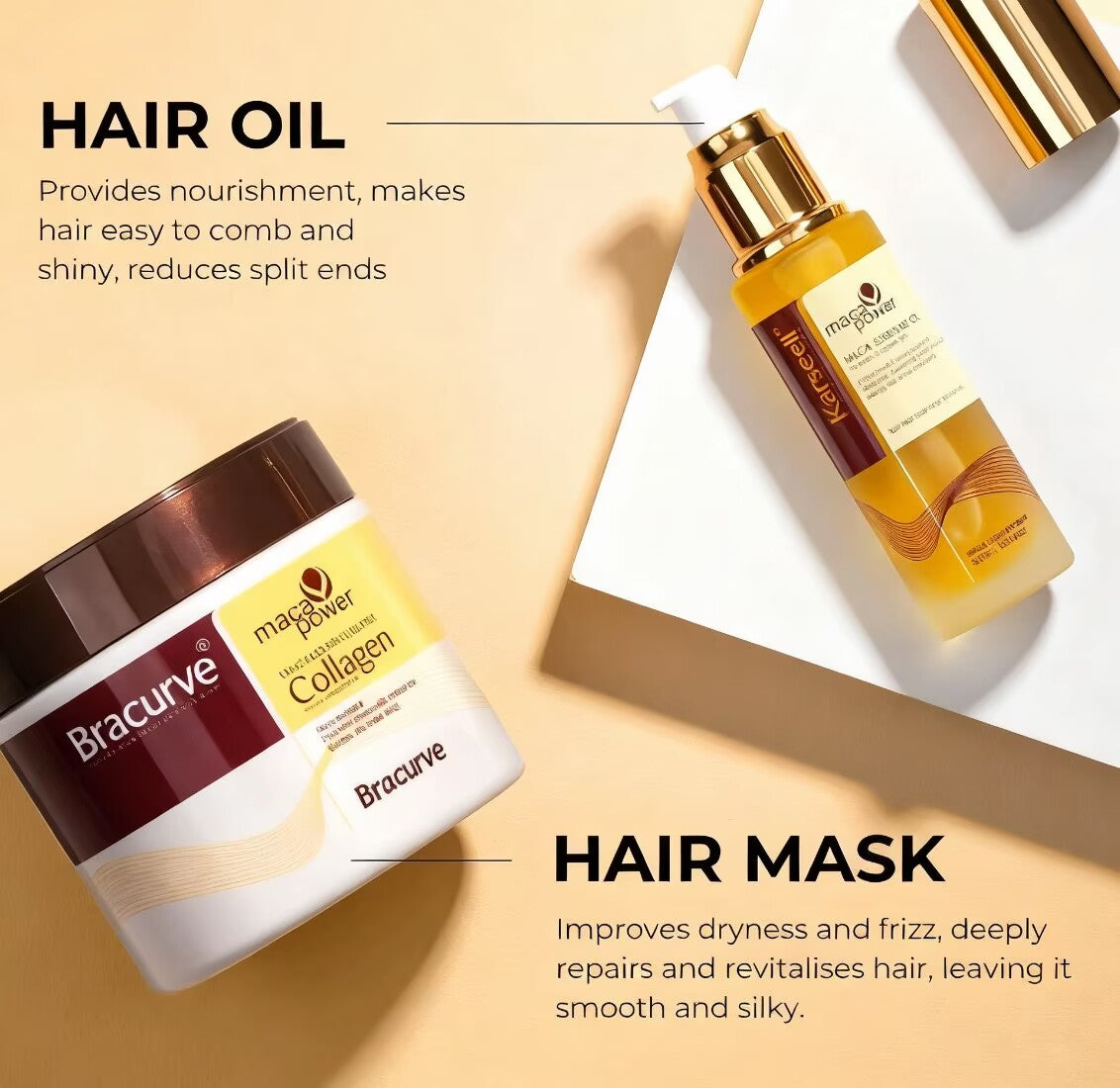 Collagen Hair Mask+Argan Oil Set