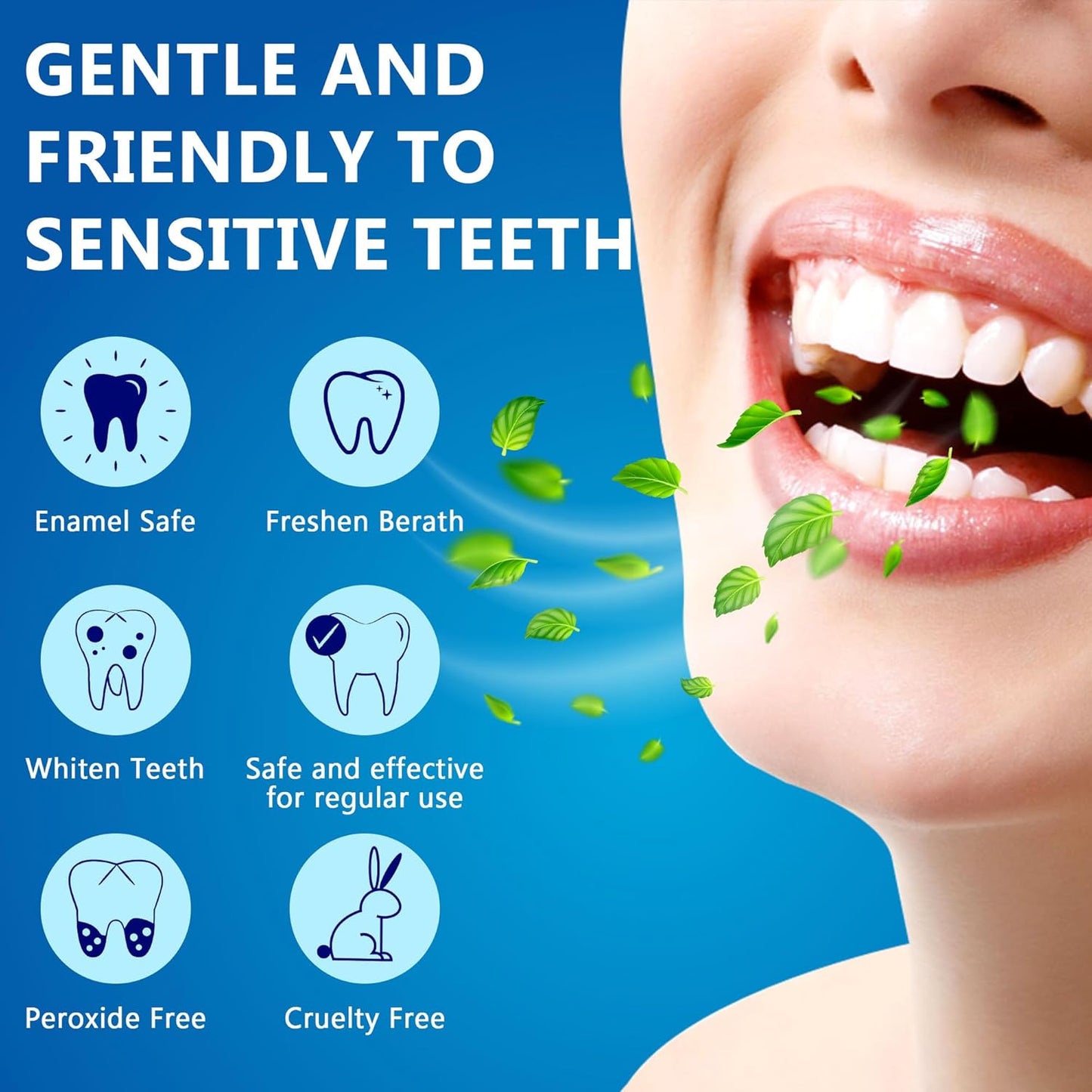 🦷 "Ditch the Sensitivity! Safe Whitening Strips That Actually Work – 28 Count"