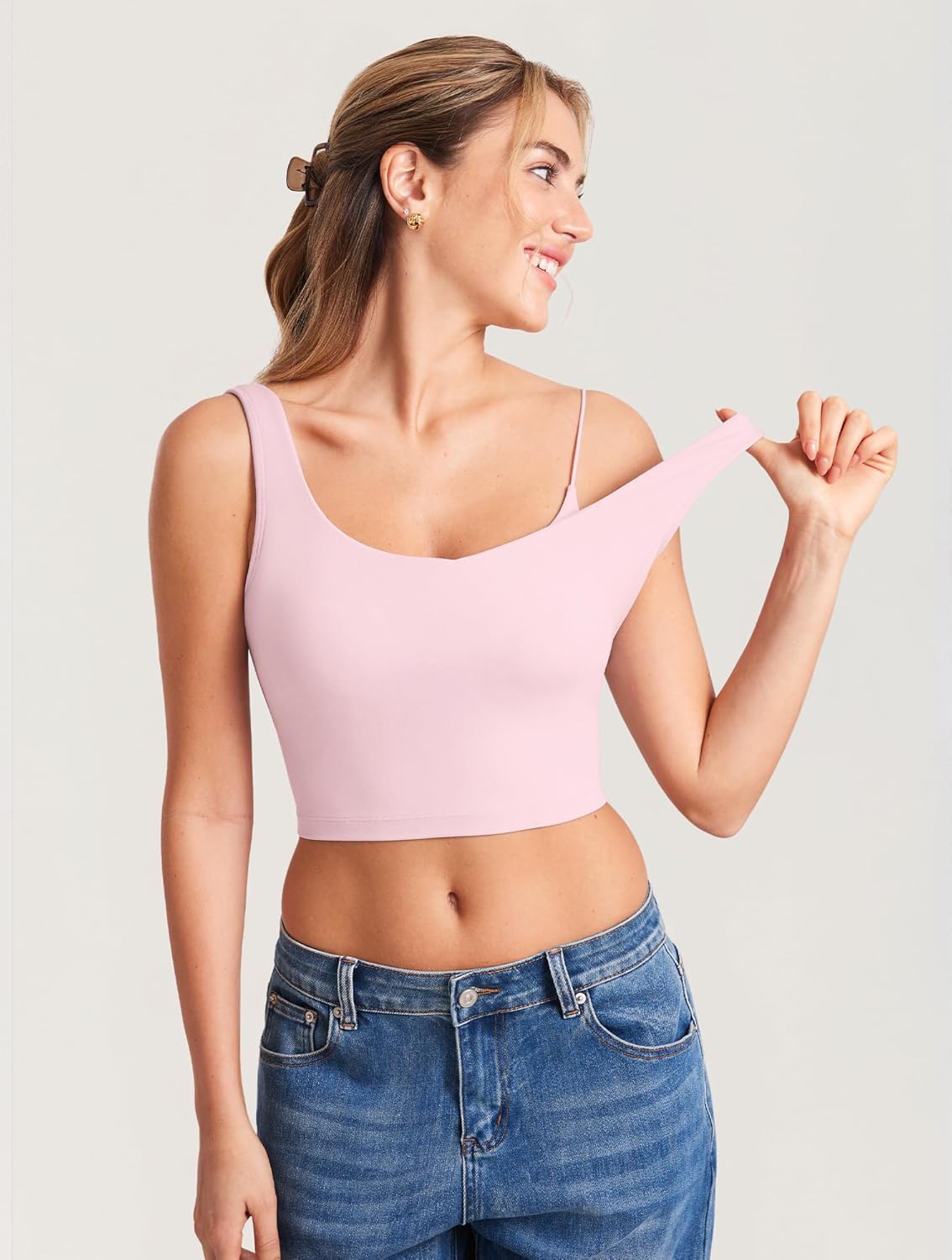 Nursing Crop Tank Top