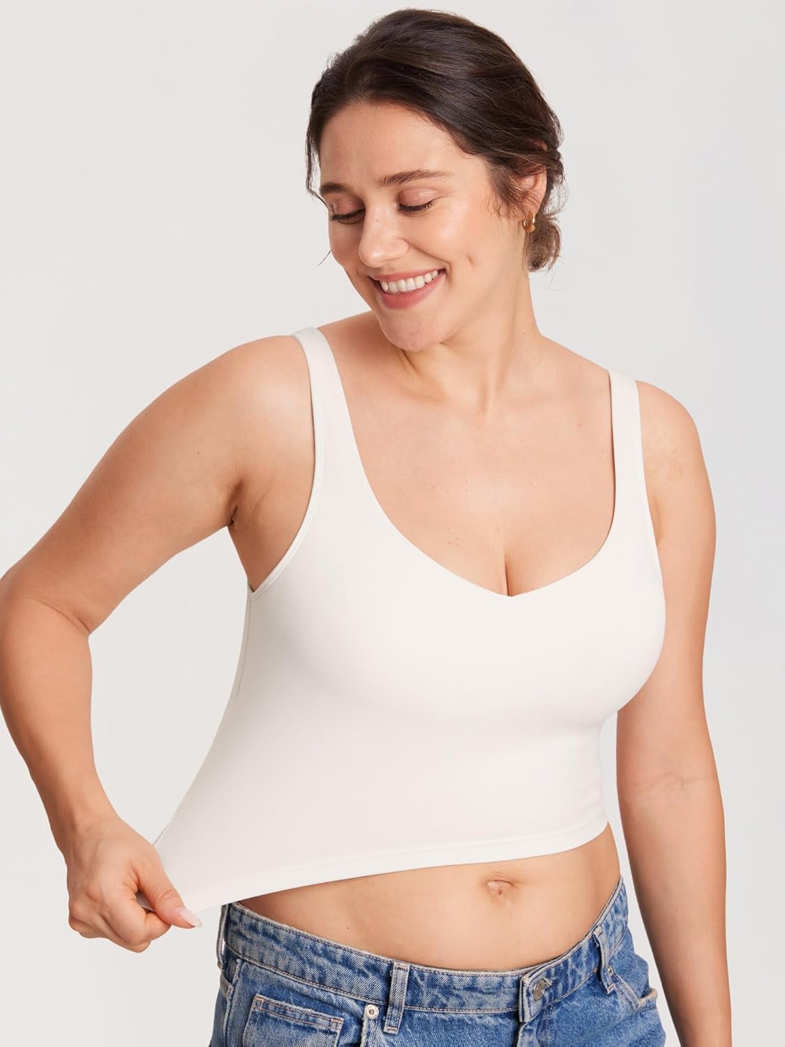 Nursing Crop Tank Top