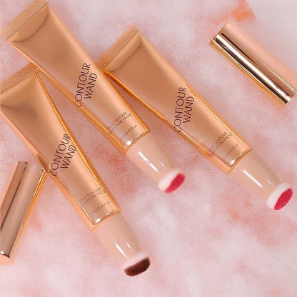 ✨"MUA’s Secret! Multi-Tasking Liquid Blush Stick – Brightens Tear Troughs & Smile Lines in One Swipe"