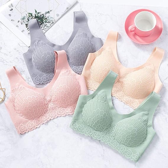 Graceful Anti-saggy Breathable Lace Large Size Bra