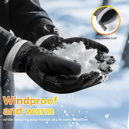 Winter Thermal Gloves – Waterproof, Touchscreen & Anti-Slip for Skiing/Cycling