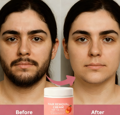 Facial Hair Removal Cream | Say goodbye to shadow and stubble – visibly smooth skin in just 5 minutes!