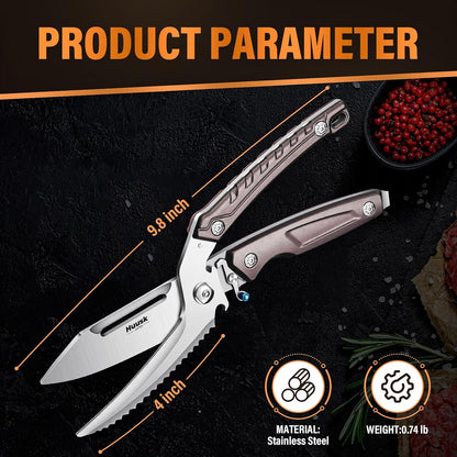 Heavy Duty Poultry Shears – Cut Through Chicken Bones & Turkey with Ease!