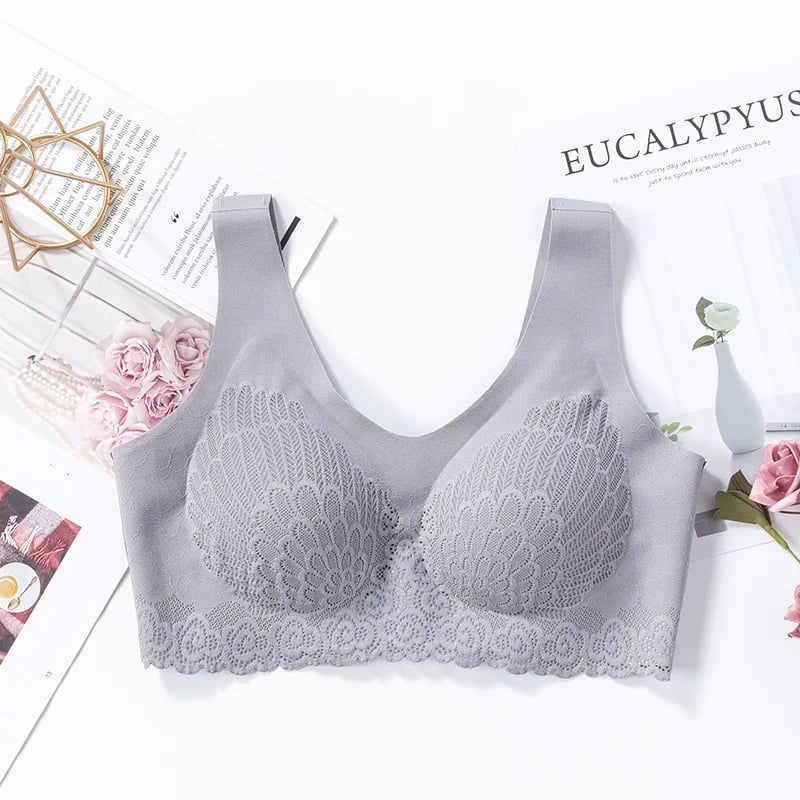 Graceful Anti-saggy Breathable Lace Large Size Bra