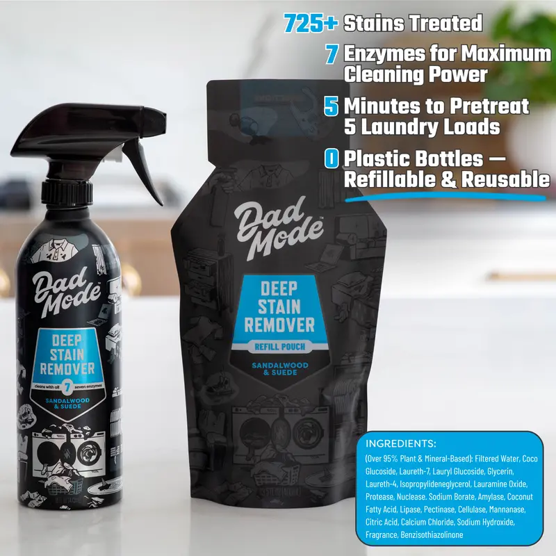 🔥7-Enzyme Laundry Detergent | Stain & Odor Destroyer | Sandalwood Scent🔥