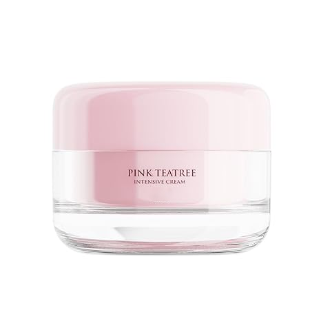 ✨ "Pink Tea Tree CICA Cream | Centella+Allantoin, Korean Glass Skin Secret 50g"