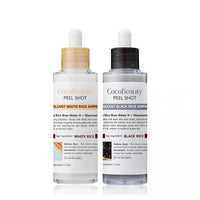 Peel Shot Glow Rice Ampoule Duo Set(white rice + black rice)
