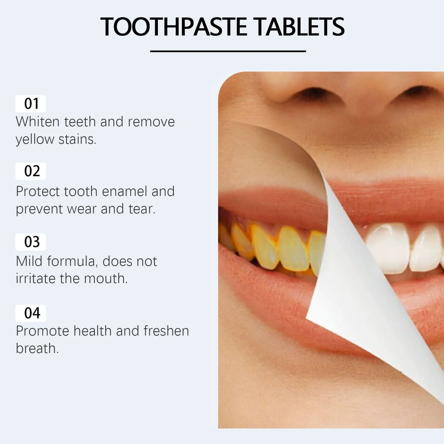 Toothpaste Tablets - Nano Hydroxyapatite, Fluoride Free